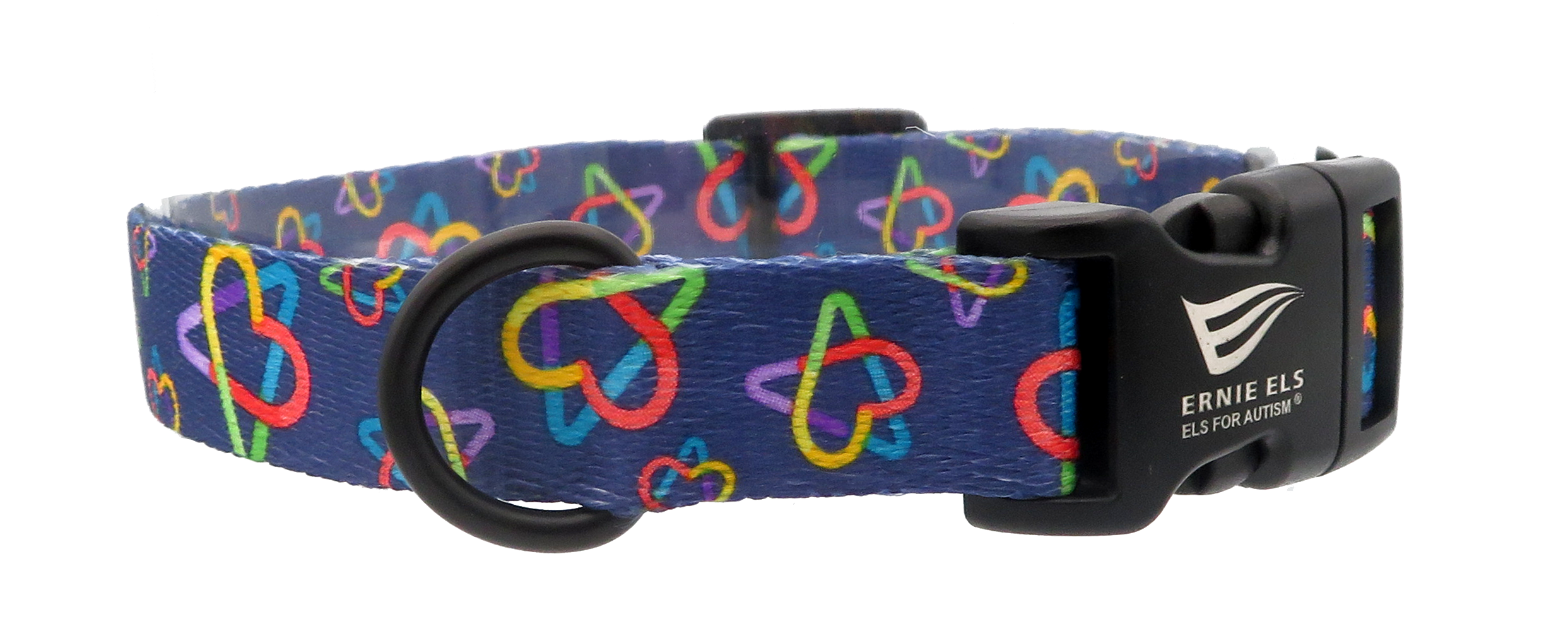 Ernie Els Navy Pet Autism Logo Collar